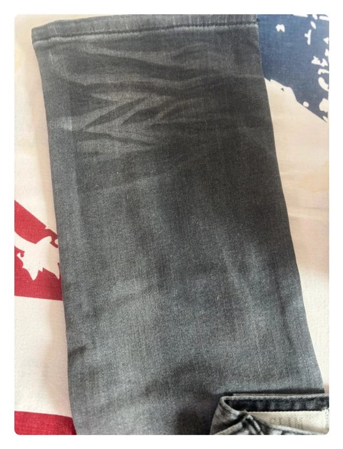 Jeans OWK slim taille 38 gris délavé - photo numéro 8
