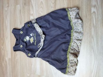 Robe 23 mois grise et multicouleur