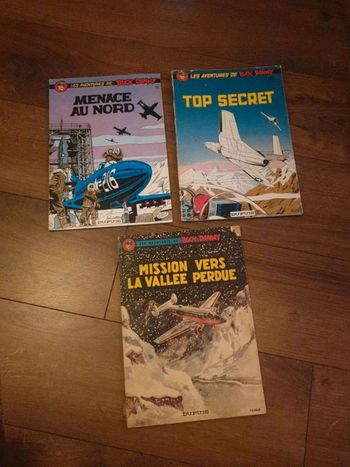 Lot de  3  bande dessinée souple  Buck Danny