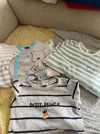 3 pyjama en velours 18 mois