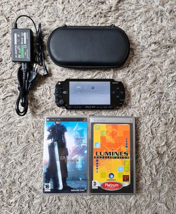 Lot Console PSP PlayStation Portable + 2 Jeux