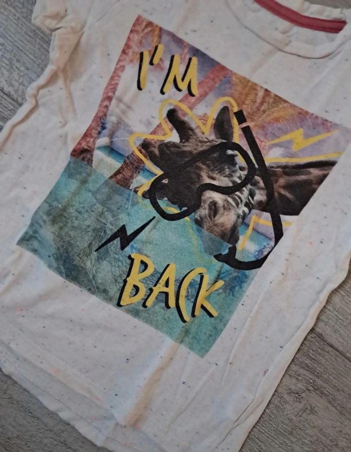 Tee-shirt girafe - photo numéro 2