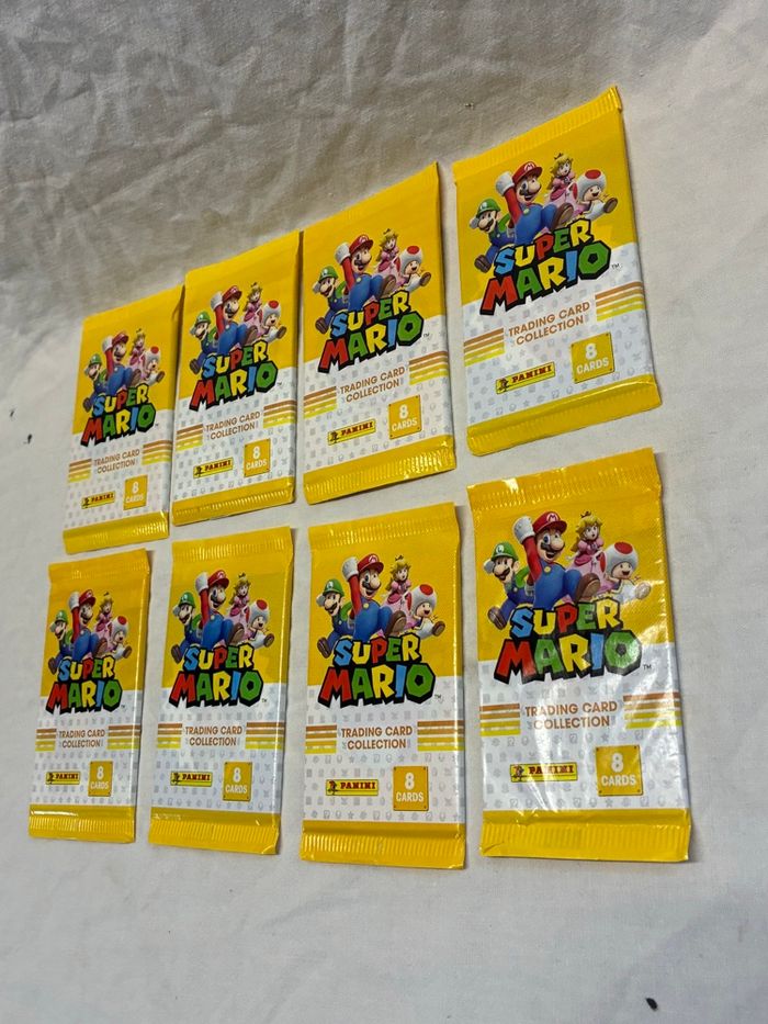 8 boosters panini SUPER MARIO - photo numéro 3