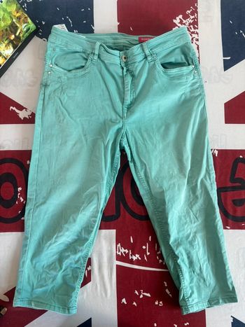 Pantacourt vert clair/menthe stooker taille 40