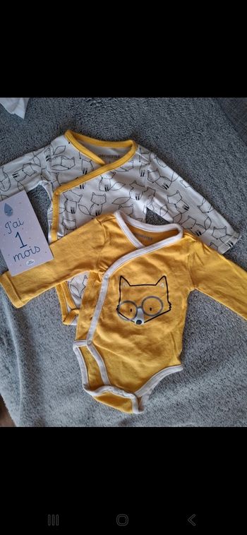 Lot 2 bodies 1 mois ML