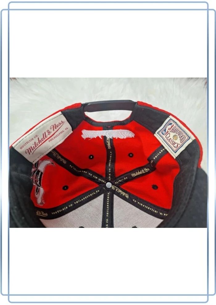 Casquette mitchell and ness NBA chicago bulls / ajustable - brodé (440) - photo numéro 8