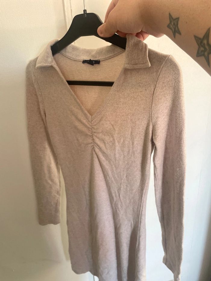 Robe courte en col V Femmes - photo numéro 4