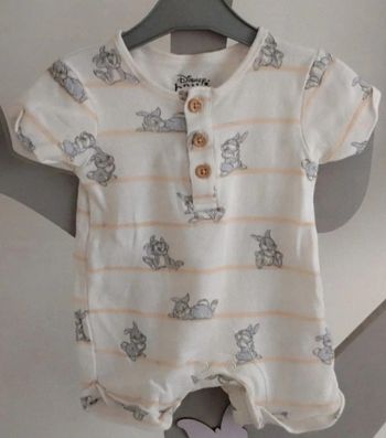 Combishort Pampam Disney Primark taille 0-3 mois