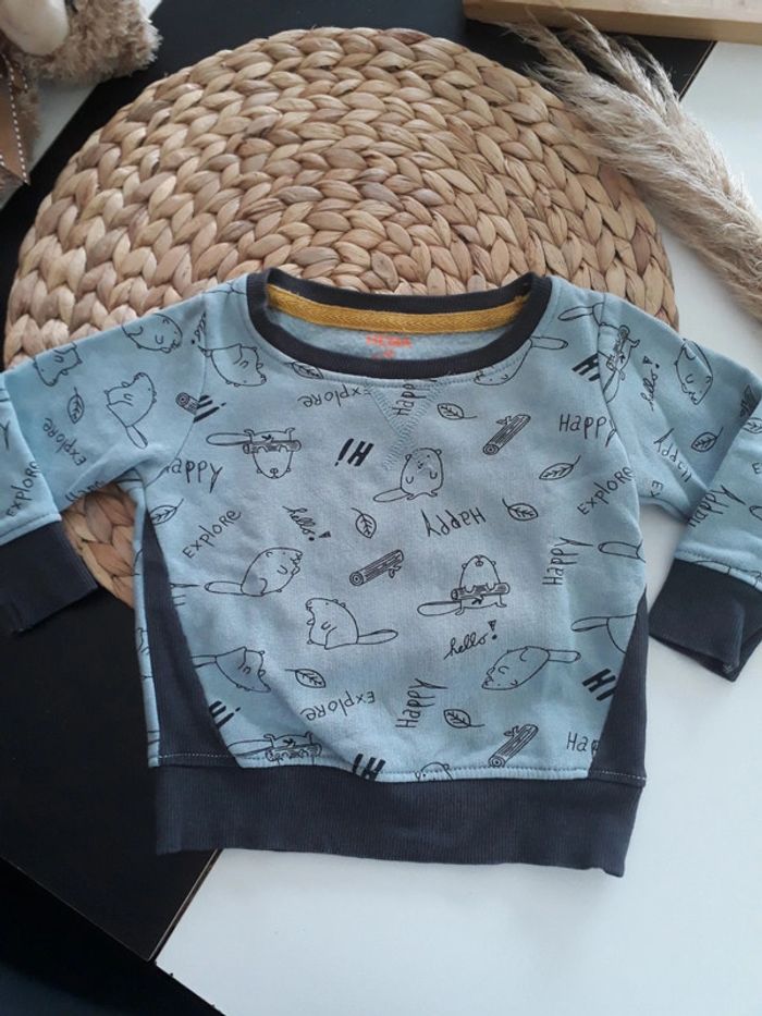 Pull/Sweat Hema Taille 6 mois🌿🐶 - photo numéro 2