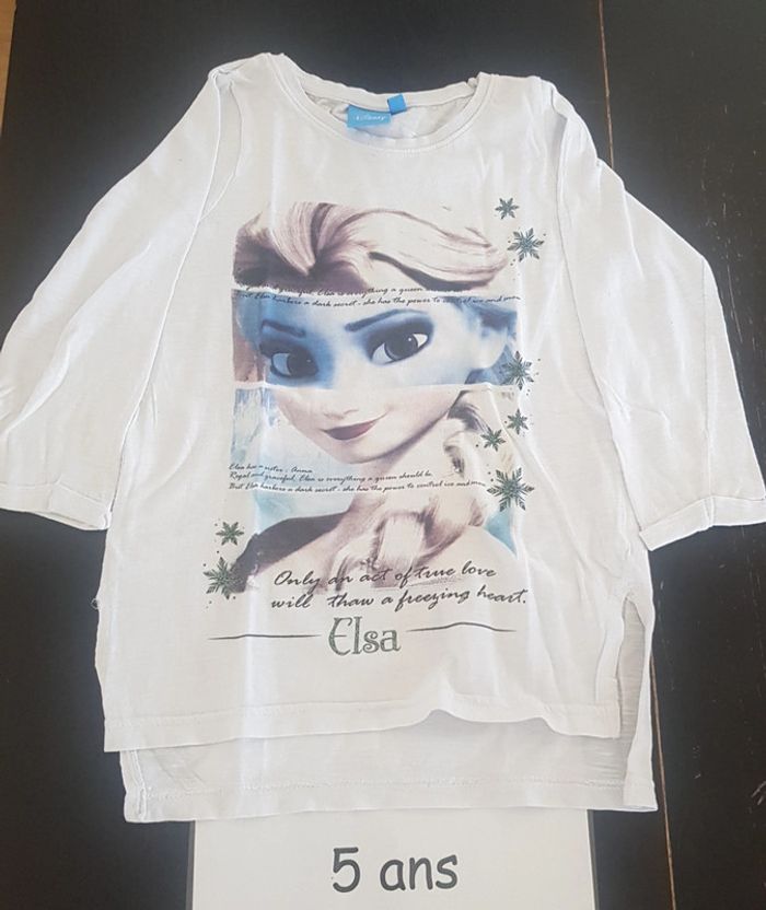 Tunique reine des neiges Disney 5 ans