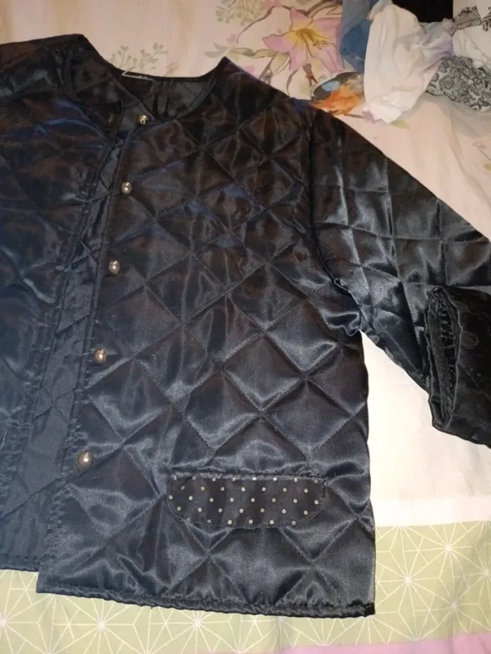 Veste effet matelassé 36 satiné - photo numéro 2