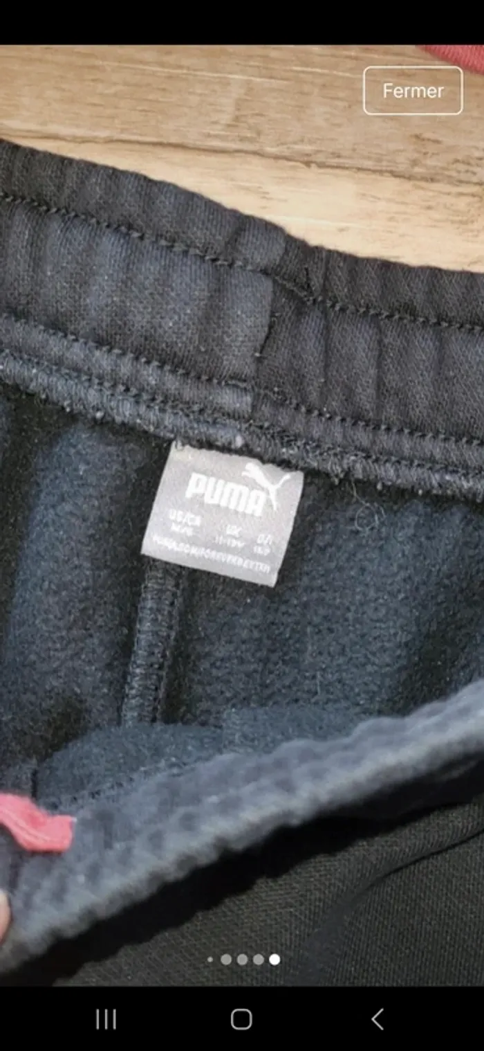 Survêtement puma corail noir - photo numéro 6