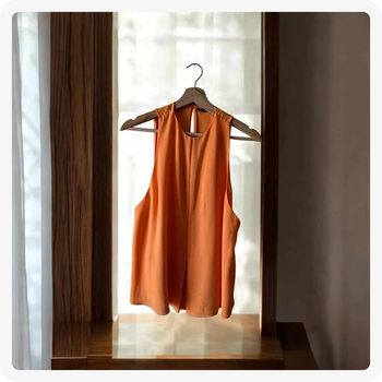 top trafaluc orange taille S