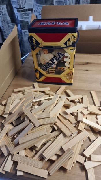 Jeu de construction en bois Kapla 200 pièces,