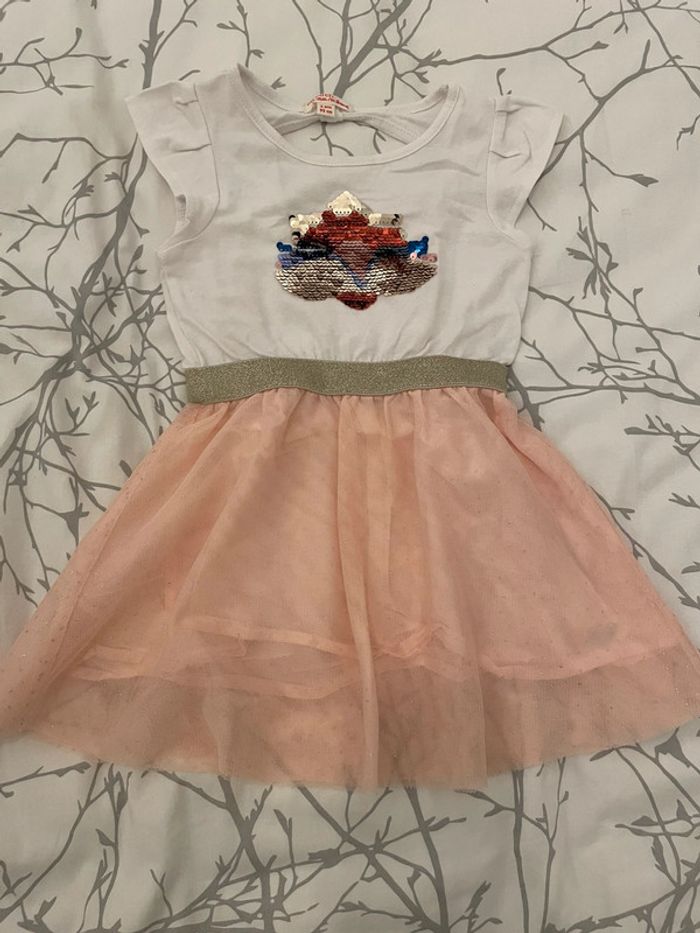 Robe dos ouvert en 2 ans