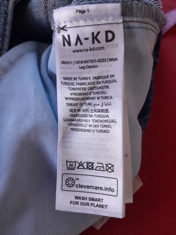 Jean taille haute large NA KD neuf avec étiquette - photo numéro 6