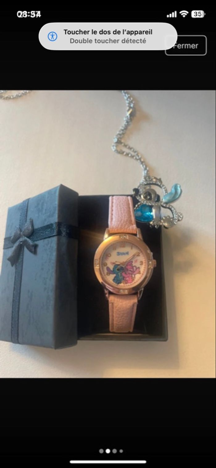 Montre + collier stitch - photo numéro 3