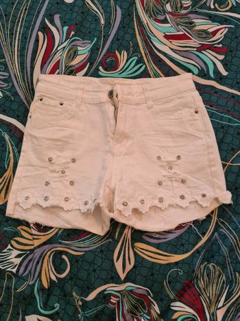 Short blanc taille M