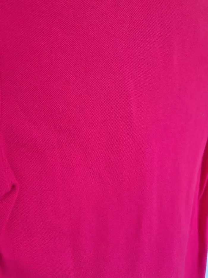 Polo lacoste femme rose taille S 36 nid d'abeille - photo numéro 9