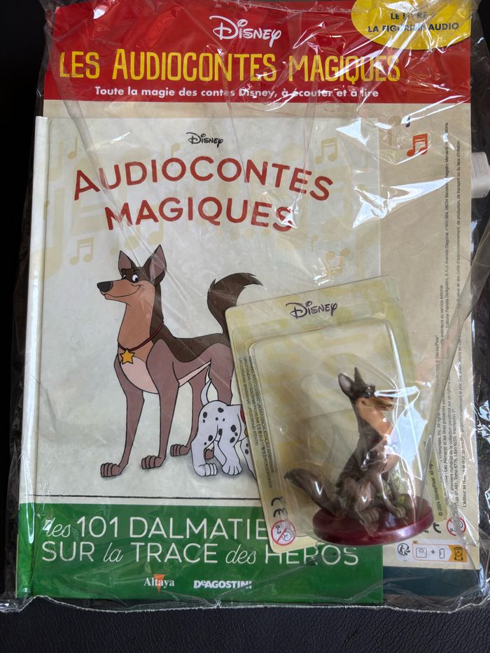 Figurine + Livre Les 101 Dalmatiens n 89 Les Audiocontes Magiques Disney Altaya
