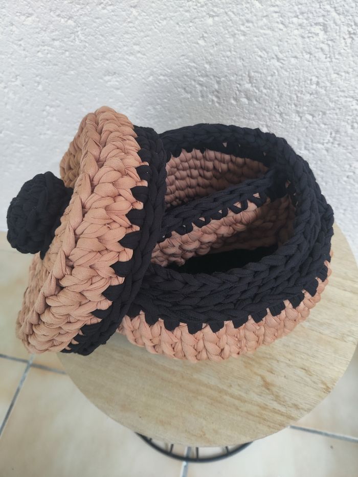 Organisateur au crochet en Trapilho pour télécommandes - photo numéro 2