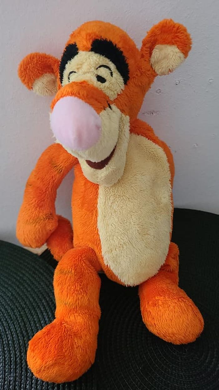 tigrou l'ami de winnie l'ourson tous doux peluche doudou nicotoy - photo numéro 3