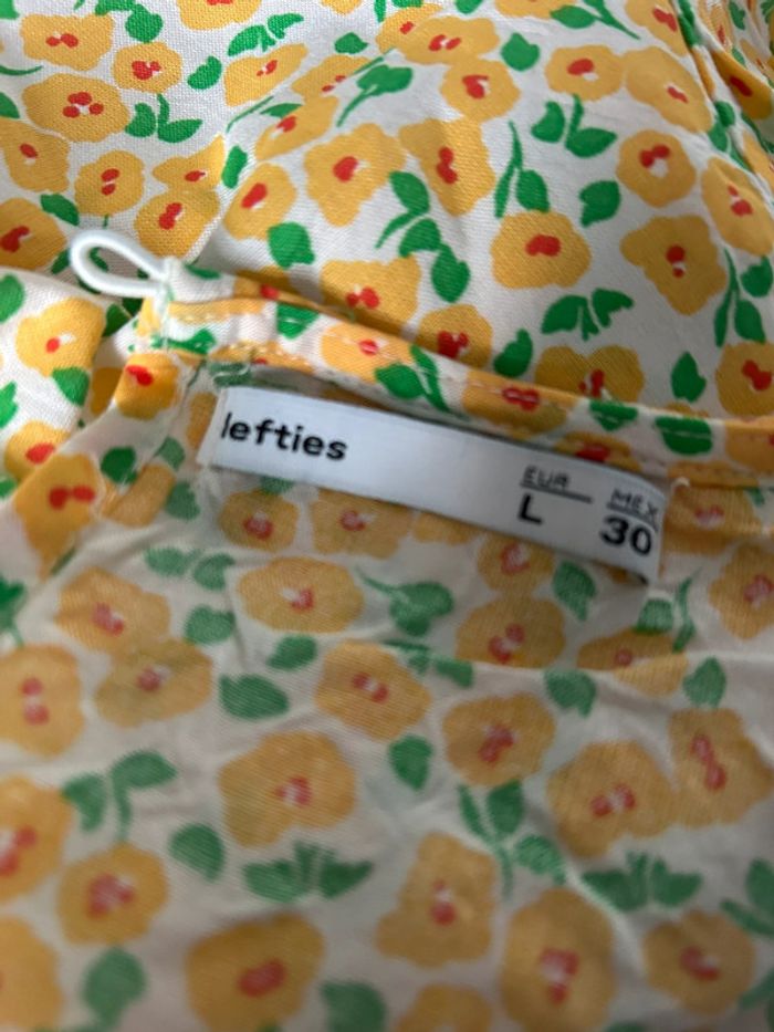 Magnifique robe jaune fleurie - photo numéro 3