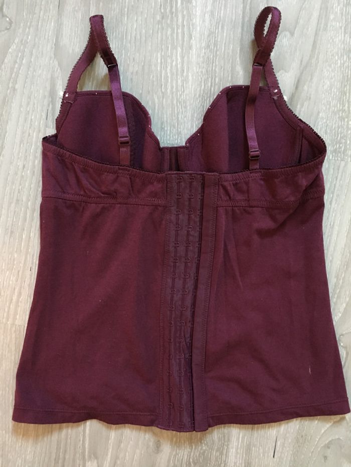 Bustier soutien gorge violet - photo numéro 2