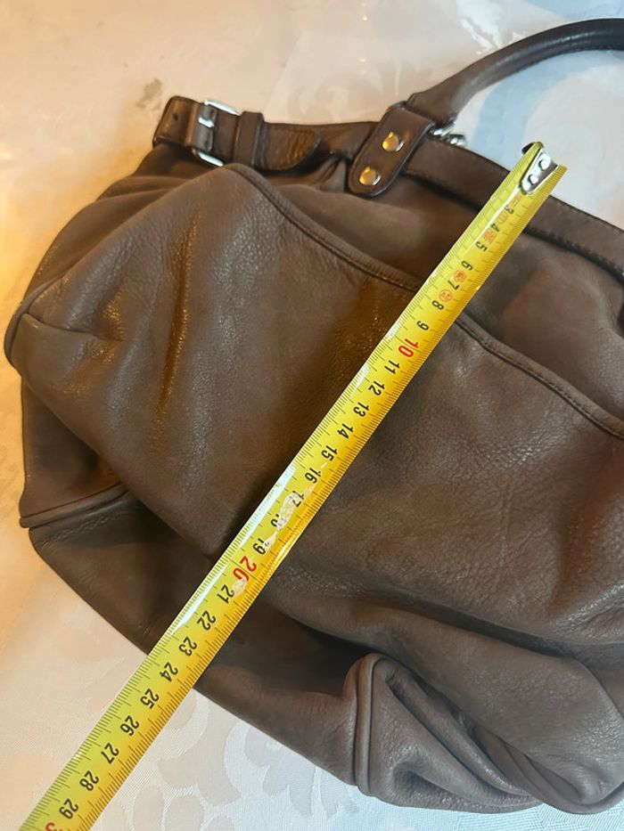 Sac marron en cuir - Vanessa Bruno - photo numéro 6