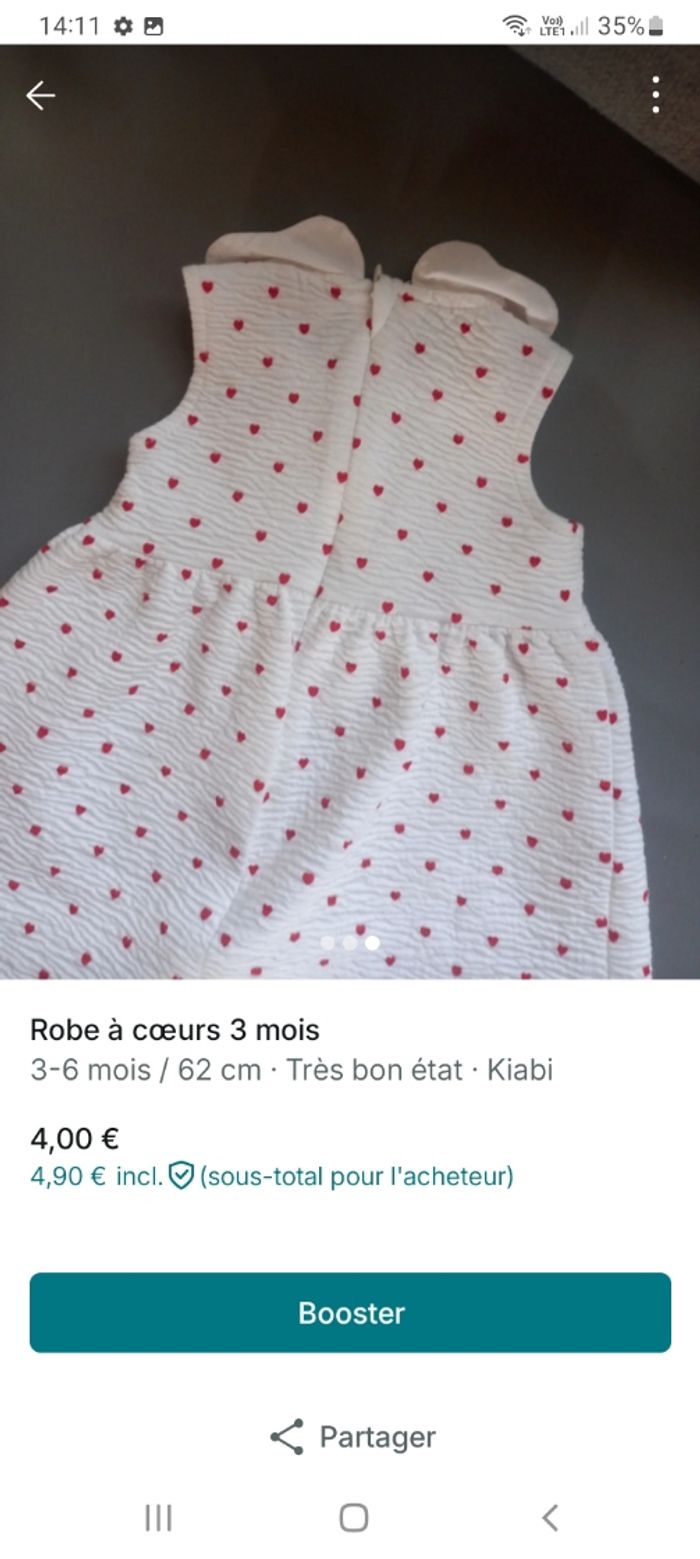 Robe à coeurs - photo numéro 3