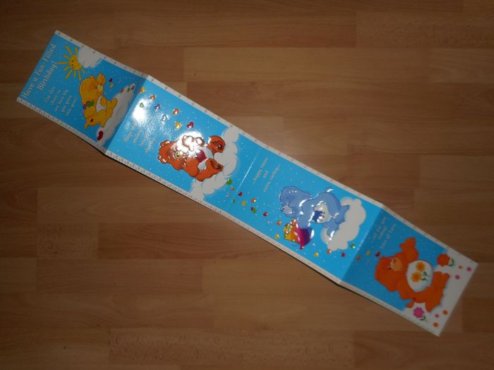 Grande Carte Toise d'Anniversaire BISOUNOURS