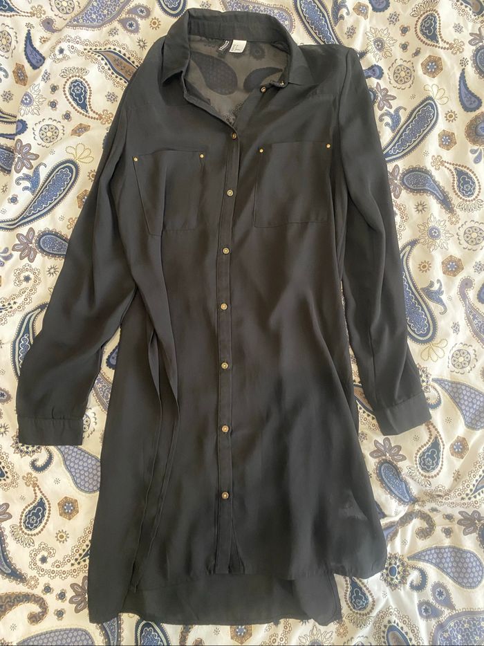 Blouse longue h&m noir