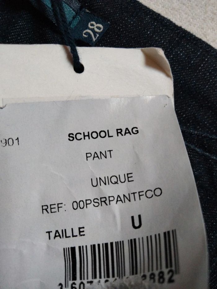 Pantalon jean pattes d'éléphant School Rag taille S - photo numéro 3