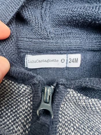 Gilet Lulu castagnette 24 mois