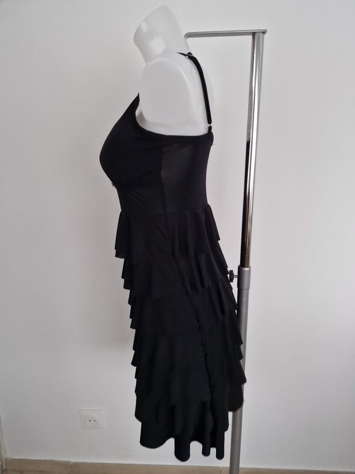 Robe noire à volants Giorgia - photo numéro 4