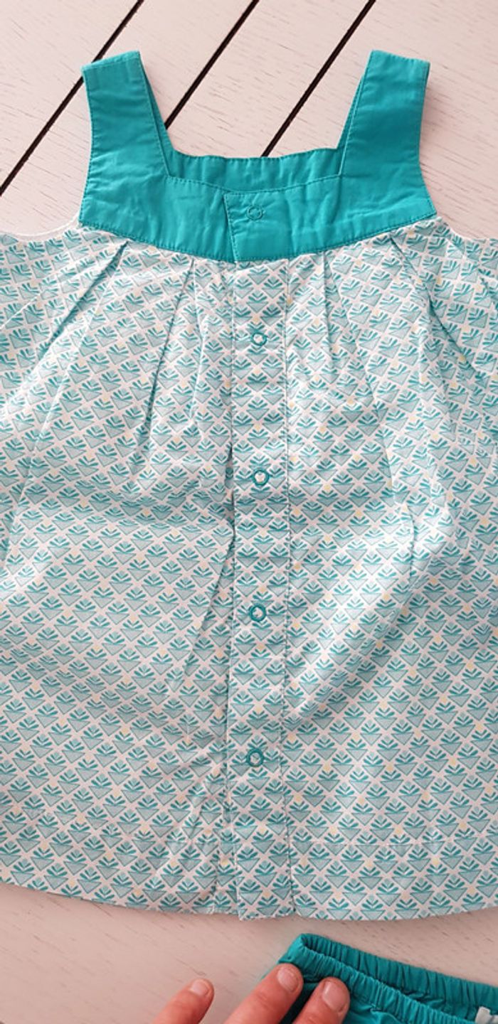 Ensemble robe et bloomer obaibi 9 mois - photo numéro 4