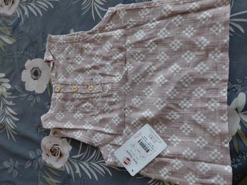 blouse vieux rose - neuf - 12 mois - lodger