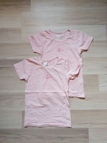 Lot 2 chemises manches courtes