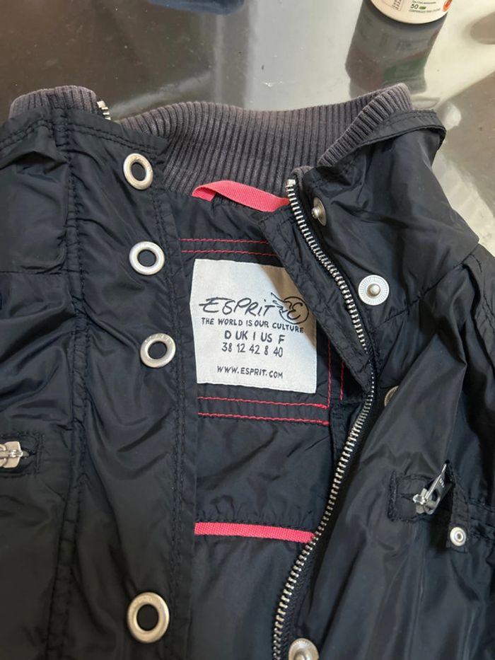 Parka léger noir 40 Esprit - photo numéro 3