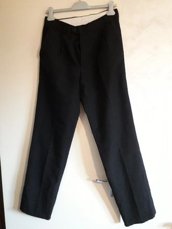 pantalon de costume noir homme taille M