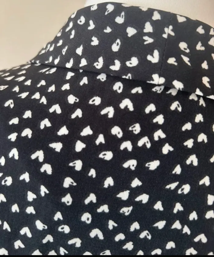 Miss Captain, veste légère, imprimée, noir et blanc femme taille 40 - photo numéro 2