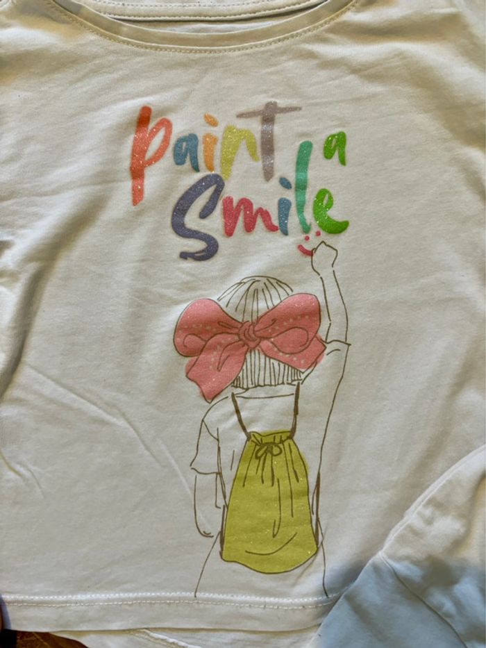 T-shirts jumelles 3 ans - photo numéro 2
