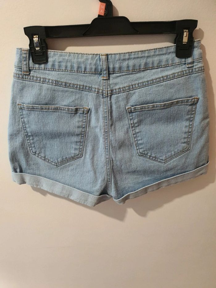 Short en jean taille 38 kiabi - photo numéro 2