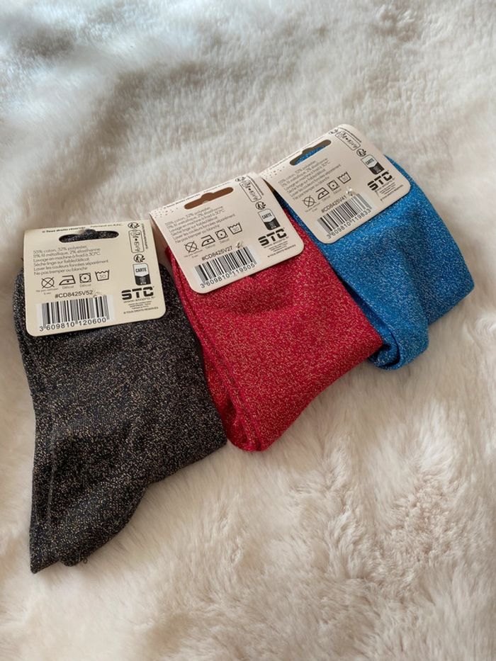 Lot de chaussettes à paillettes - photo numéro 5