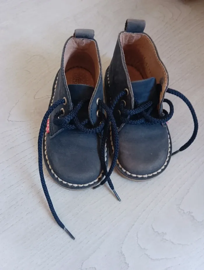 Chaussures bottillons garçon + peignoir Tex - photo numéro 3