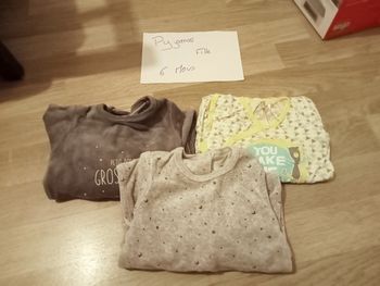 Lot de 3 pyjamas fille