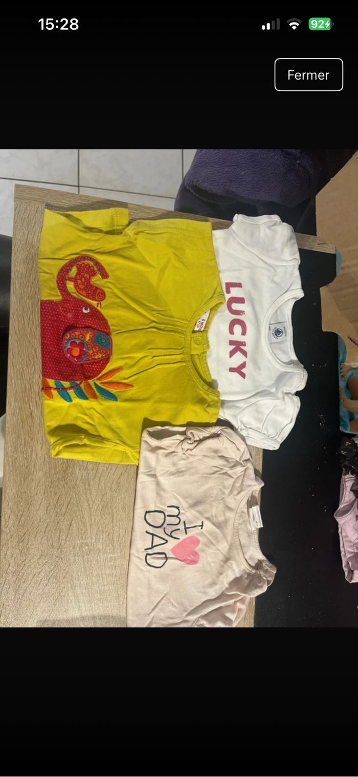 Lot 3 tee-shirts