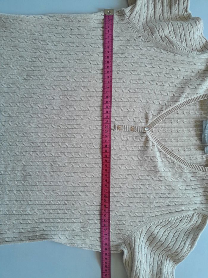 Pull coton torsadé manche 3/4 Croft & Barrow - photo numéro 7