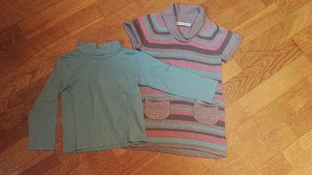 Lot avec col roulé et robe-pull 2ans