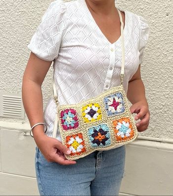 Pochette / sac bandoulière crochet